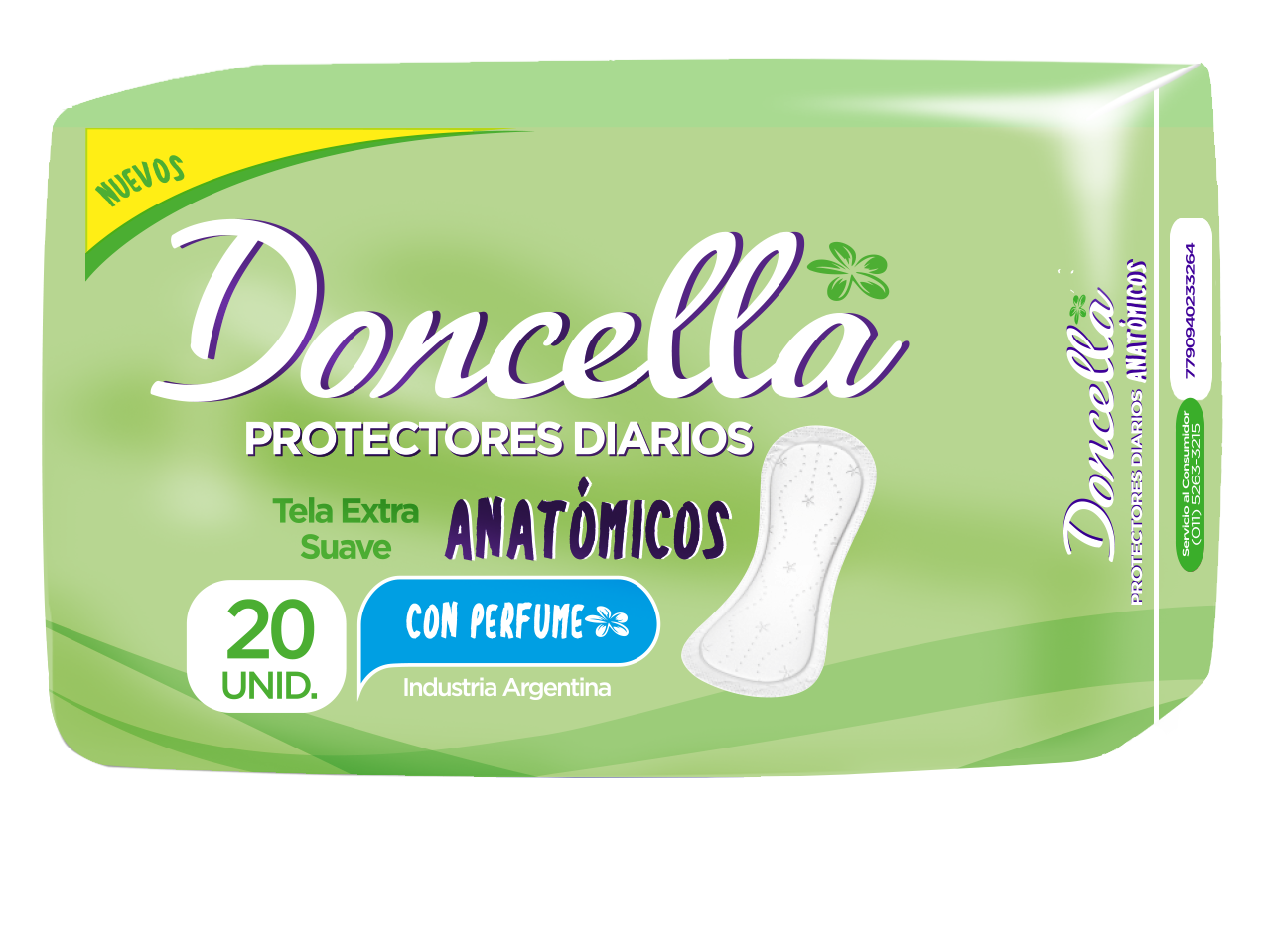 DONCELLA PROT. DIARIOS ANATOMICO C/DES x20und