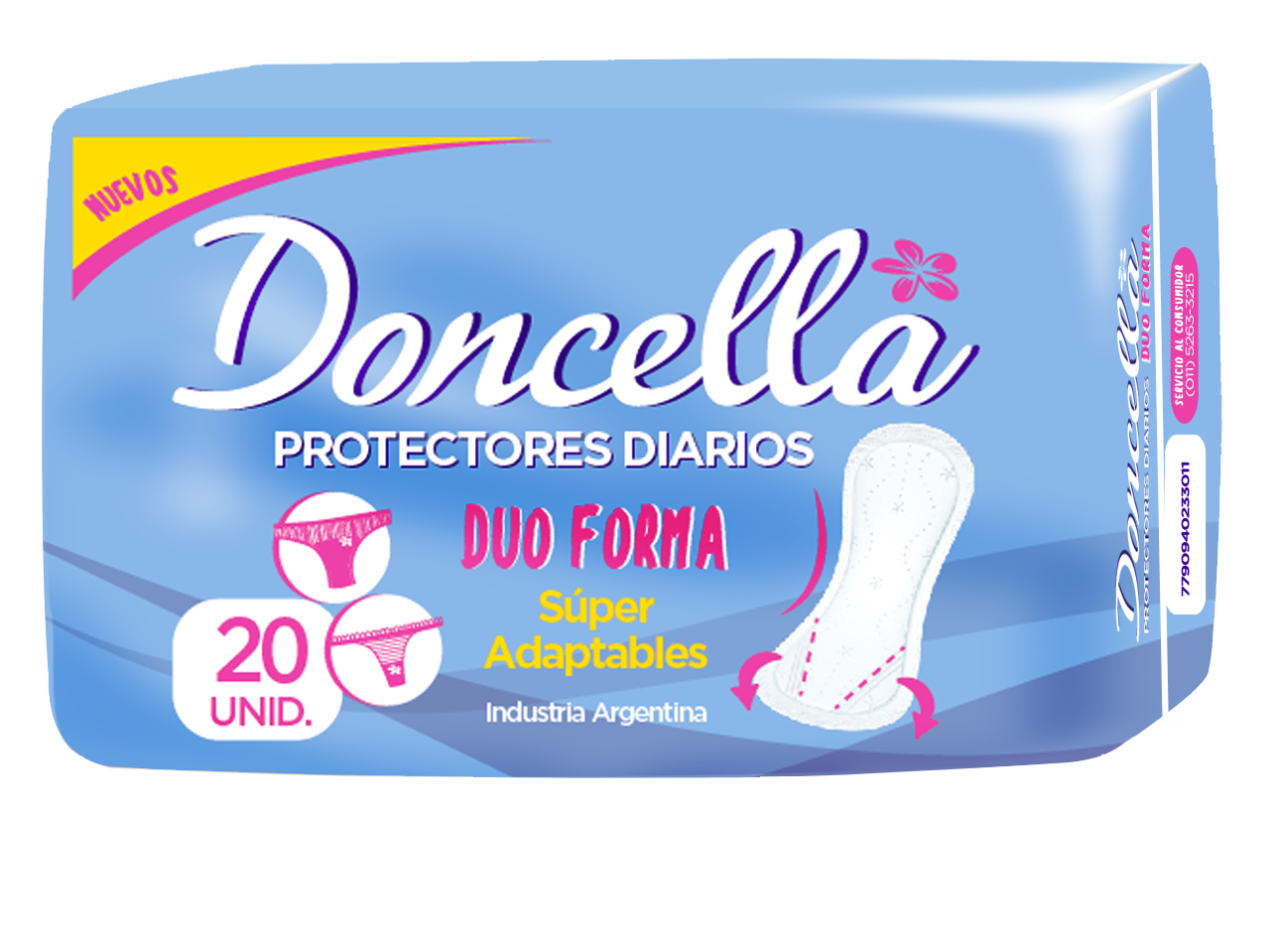 DONCELLA PROT. DIARIOS DOU FORMA S/DES x20und