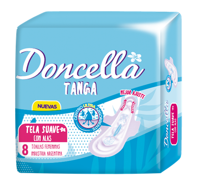 DONCELLA TOALLAS FEM TANGA S/DES x8und