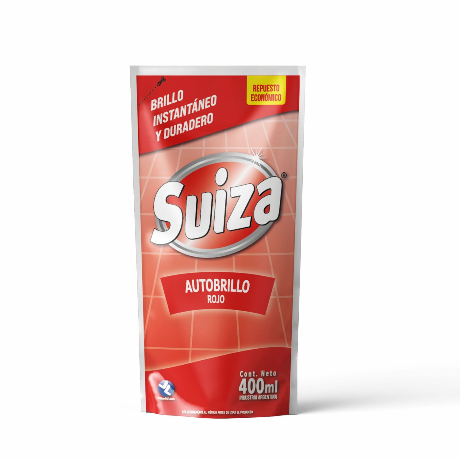 SUIZA AUTOBRILLO ROJO D/P x400cc
