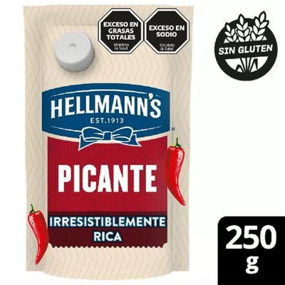 HELLMANNS ADEREZO PICANTE D/P x250gr