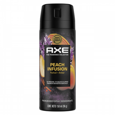 AXE DES/AER M/ BS PEACH INFUSION x96gr