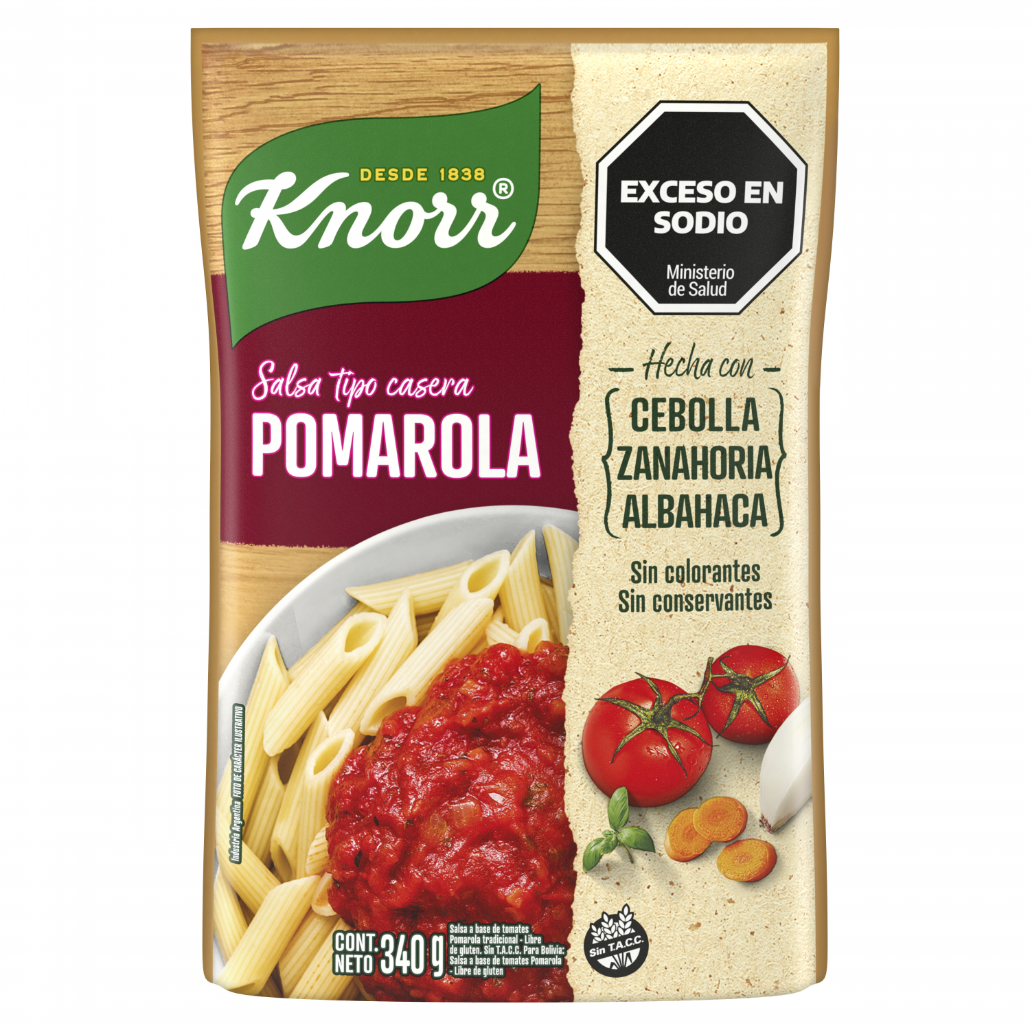 KNORR SALSA POMAROLA x340gr