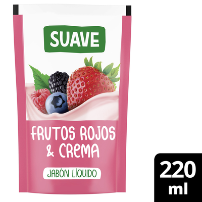 SUAVE JAB LIQ FRUTOS ROJOS x220ml