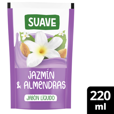 SUAVE JAB LIQ JAZMIN Y ALMENDRAS x220ml