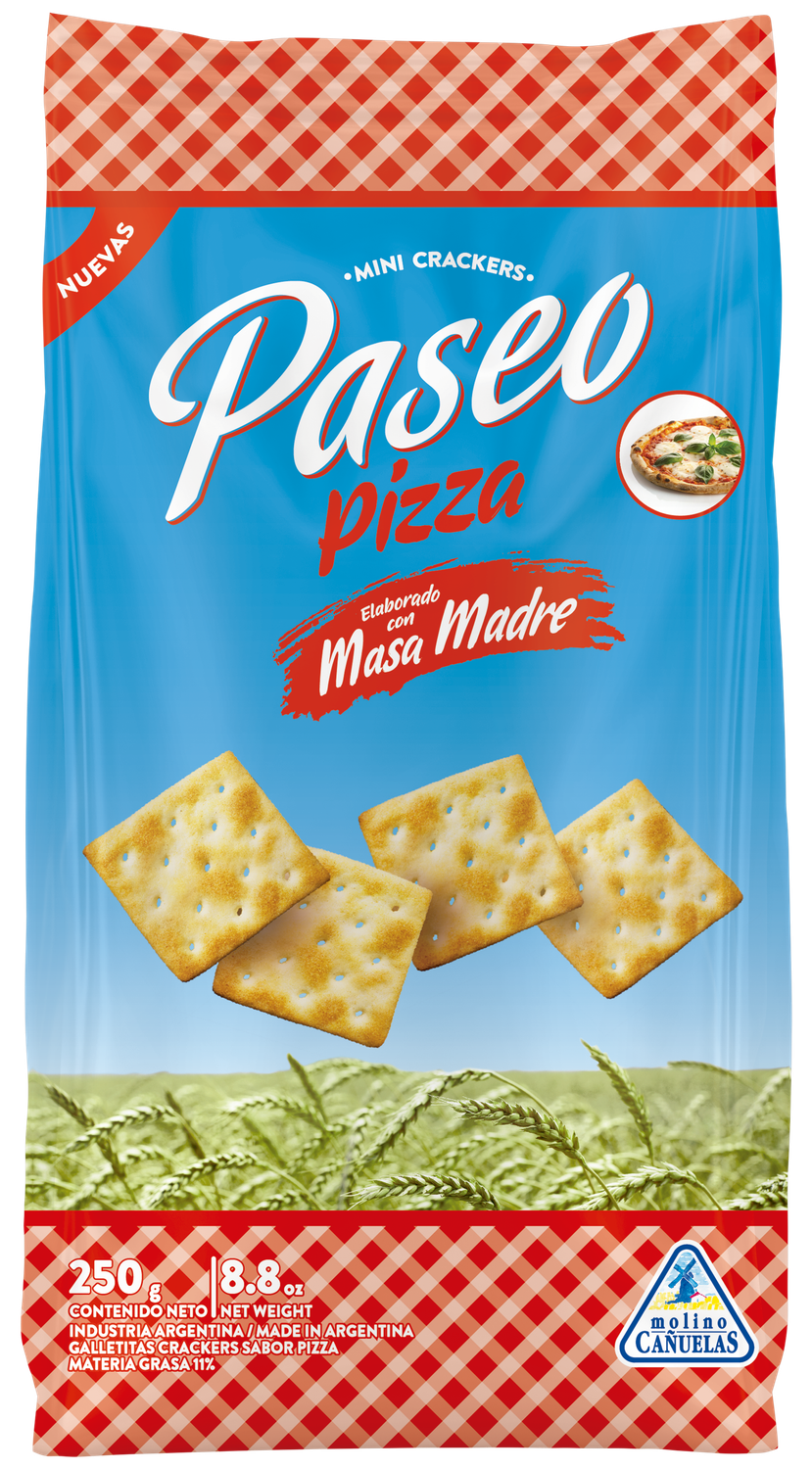 GALLETITAS PASEO CRACKERS PIZZA x250gr