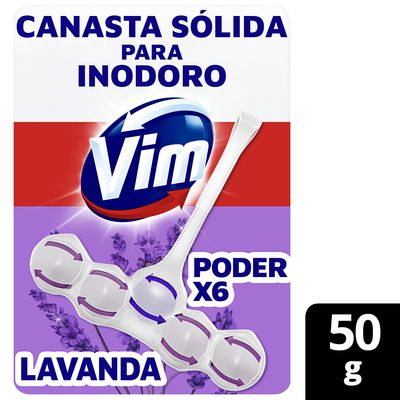 VIM CANASTA BAÑO PODER 6 LAVANDA x50gr