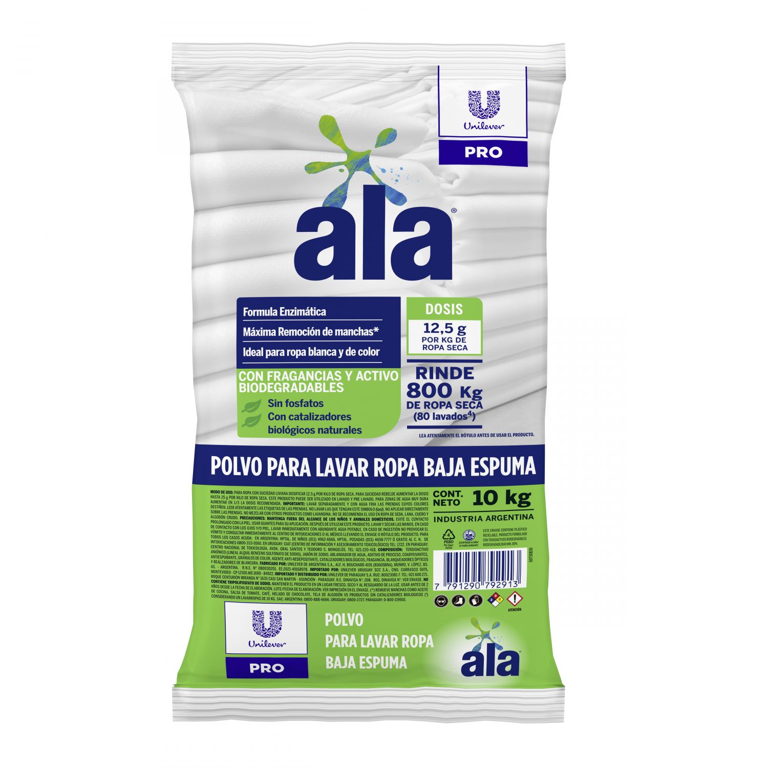 ALA POLVO MATIC ECOLAVADO x10kg