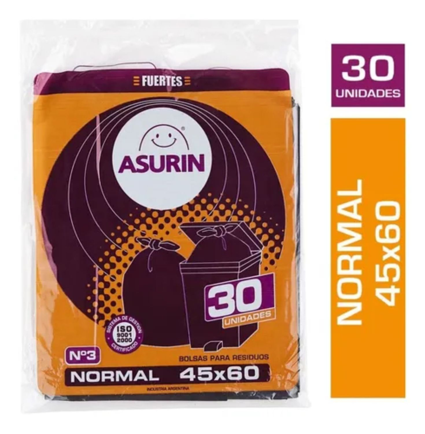 ASURIN BOLSAS PLANA 45x60cm x10und.