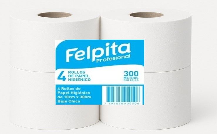 FELPITA PAPEL HIG INDUSTRIAL HS BC x300mts