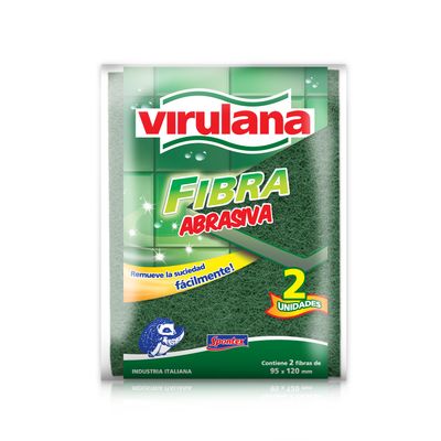 VIRULANA FIBRA ABRASIVA VERDE x2und.