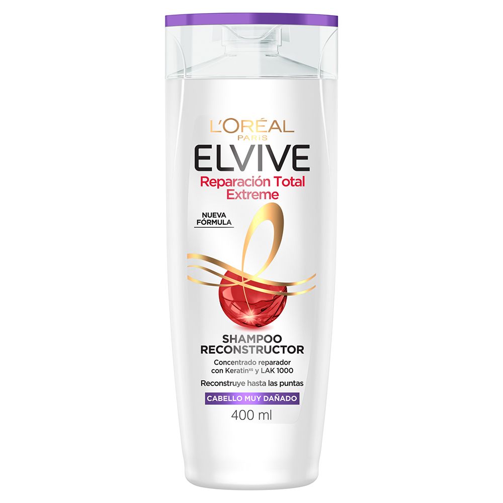 ELVIVE SHAMPOO REPARACION TOTAL EXTREME x400ml