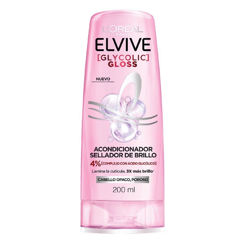 ELVIVE ACONDICIONADOR GLYCOLIC GLOSS x200ml