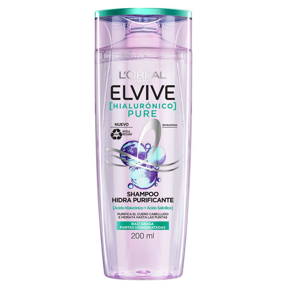 ELVIVE SHAMPOO HIALURONICO PURE x200ml