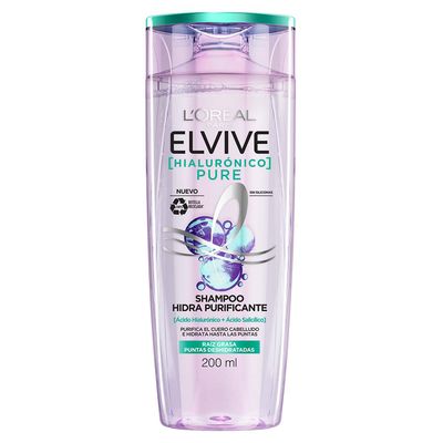 ELVIVE SHAMPOO HIALURONICO PURE x200ml