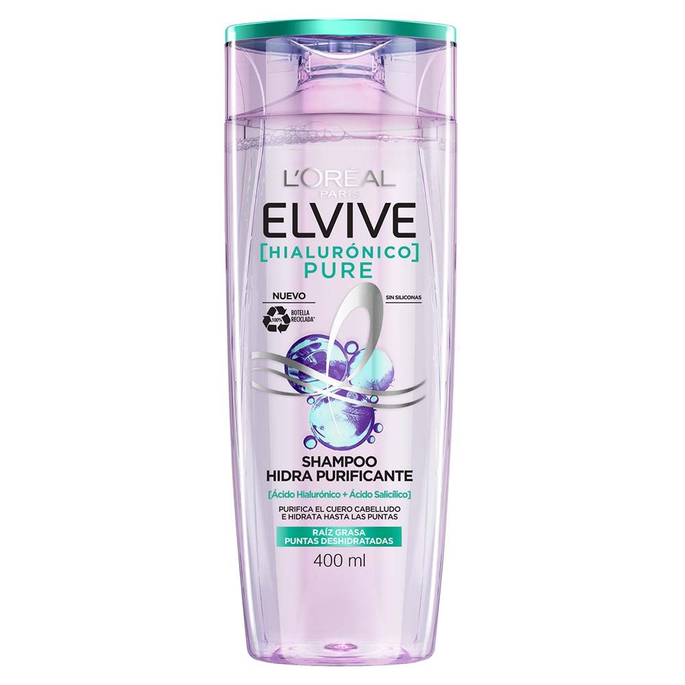 ELVIVE SHAMPOO HIALURONICO PURE x400ml