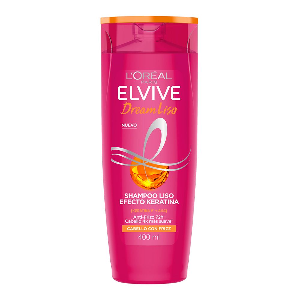 ELVIVE SHAMPOO DREAM LISO KERATINA x400ml
