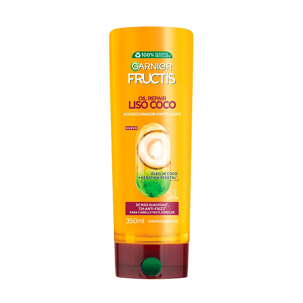 FRUCTIS ACONDICIONADOR LISO COCO x350ml