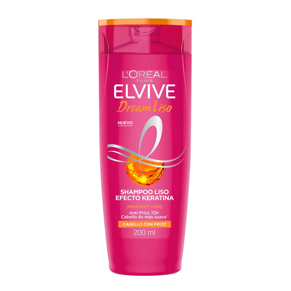 ELVIVE SHAMPOO DREAM LISO KERATINA x200ml