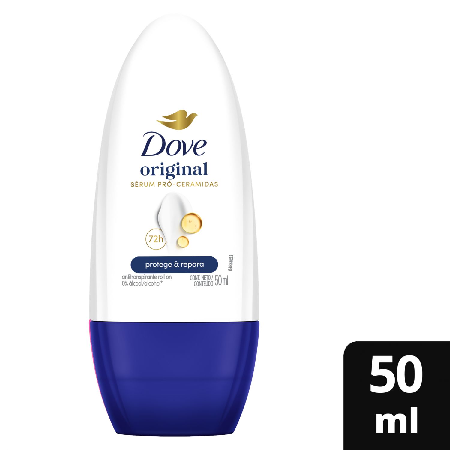 DOVE DESODORANTE ROLLON FEMENINO ORIGINAL x50ml