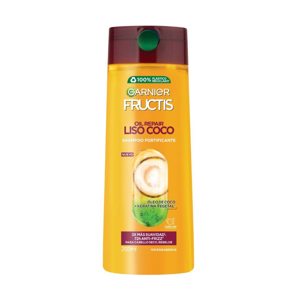 FRUCTIS SHAMPOO LISO COCO x200ml