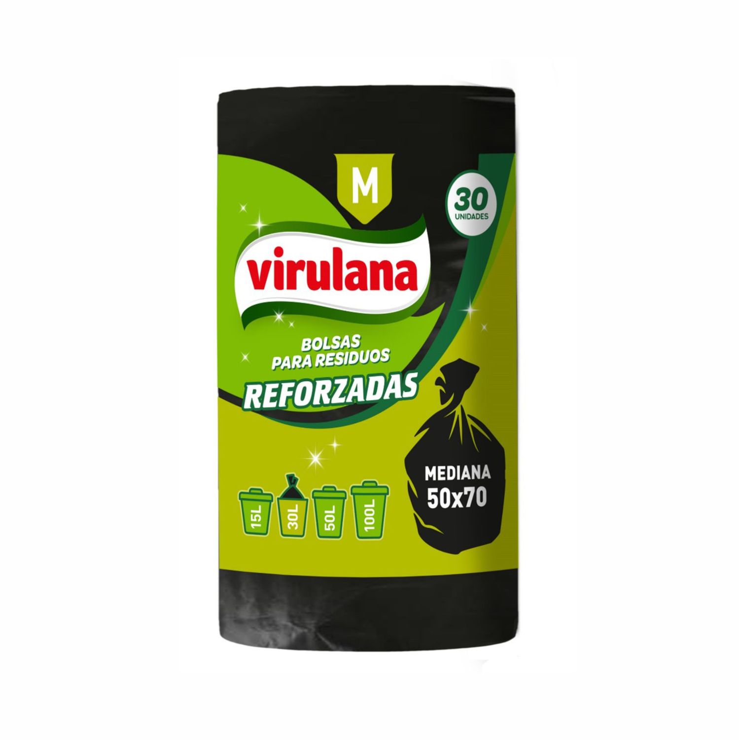 VIRULANA BOLSAS ROLLO M 50x70cm x30und.