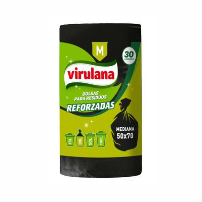 VIRULANA BOLSAS ROLLO M 50x70cm x30und.