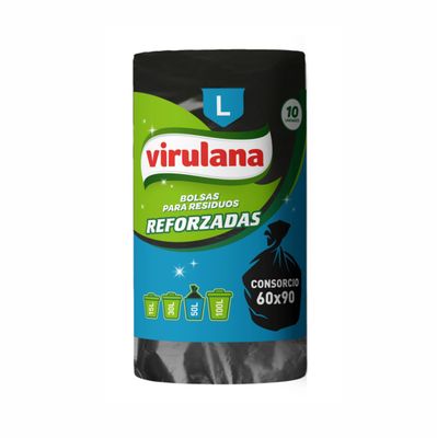 VIRULANA BOLSAS ROLLO L 60x90cm x10und.