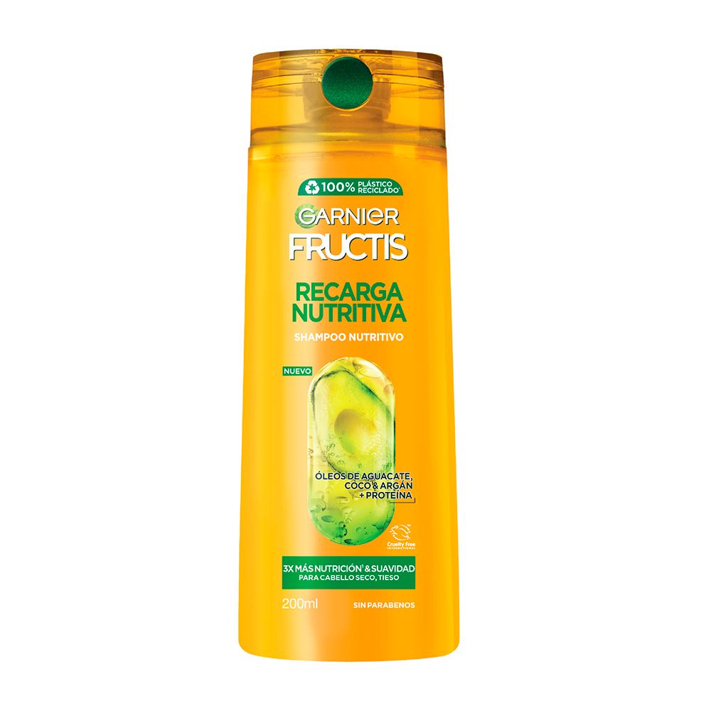 FRUCTIS SHAMPOO RECARGA NUTRITIVA x200ml