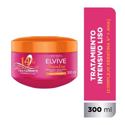 ELVIVE CREMA TRATAMIENTO DREAM LISO KERATINA x300ml