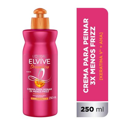 ELVIVE CREMA PEINAR DREAM LISO KERATINA x250ml