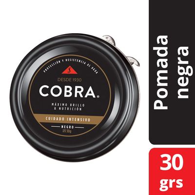 COBRA POMADA P/CALZADO NEGRO x30grs