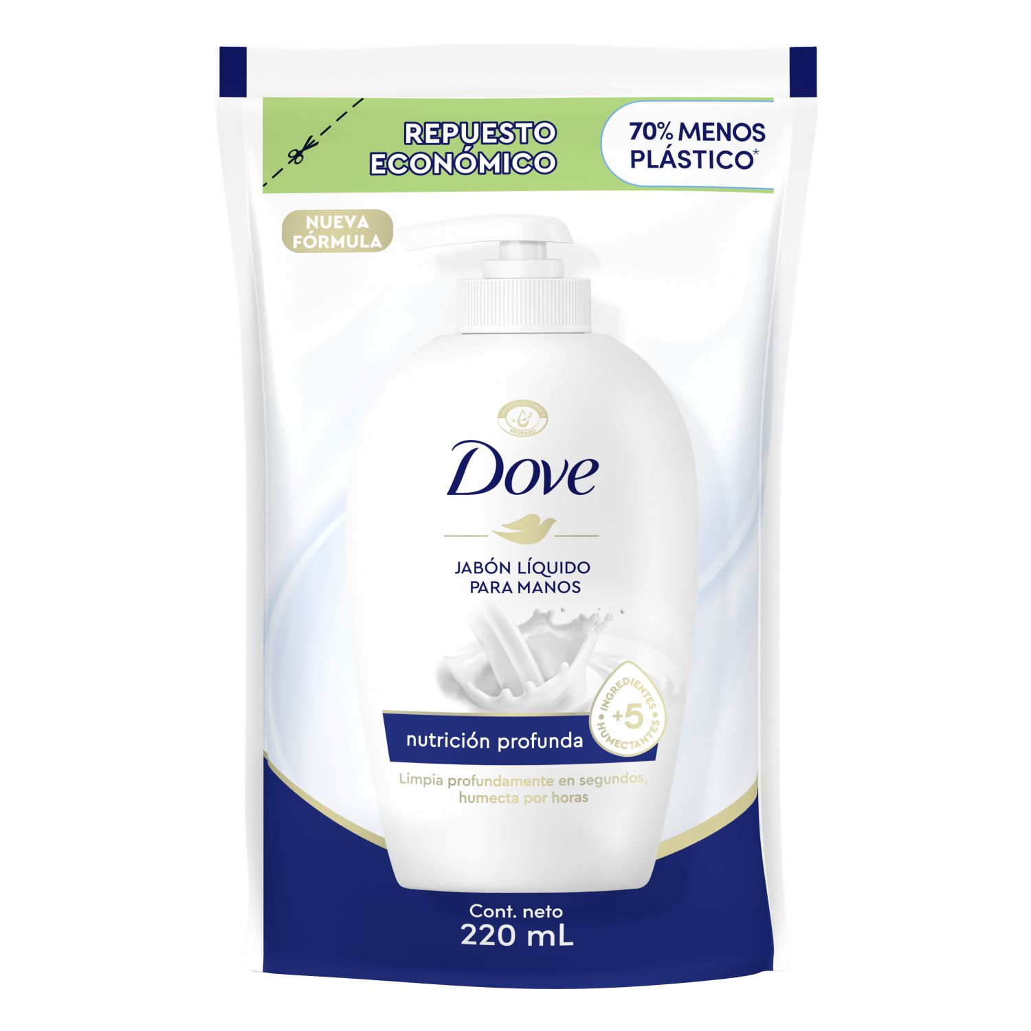 DOVE JABON NUTRICION PROF. D/P x220ml