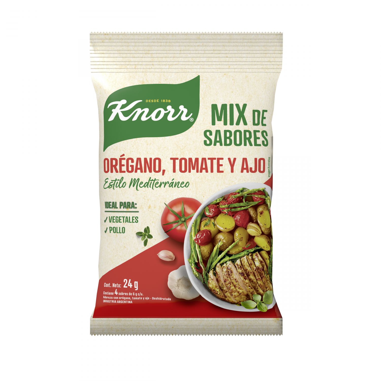 KNORR MIX DE SABOR MEDITERRANEO x4und