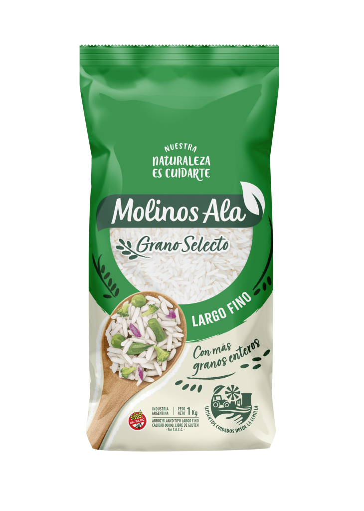 ARROZ LARGO FINO MOLINOS ALA x1kg