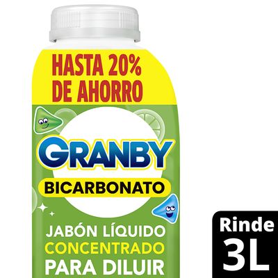 GRANBY LIQUIDO CONCENTRADO PARA DILUIR LIMON x500ml