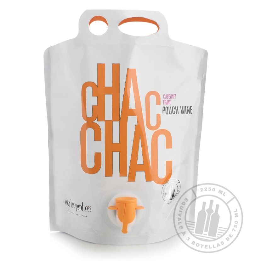 LAS PERDICES CHAC CHAC CABERNET FRANC POUCH x2250cc