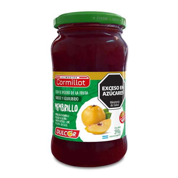 CORMILLOT MERMELADA MEMBRILLO LIGHT x390gr