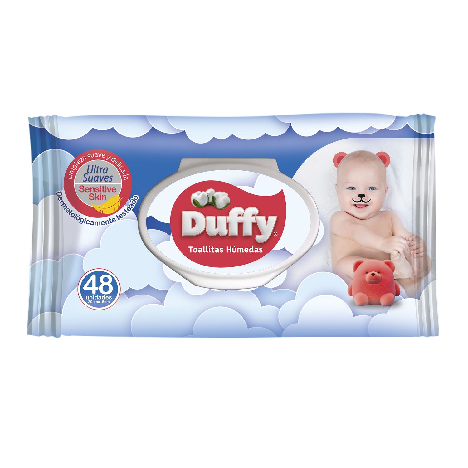 DUFFY TOALLAS HUMEDAS TAPA PLAST x48und