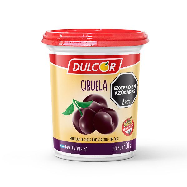 DULCOR MERMELADA CIRUELA POTE x500gr
