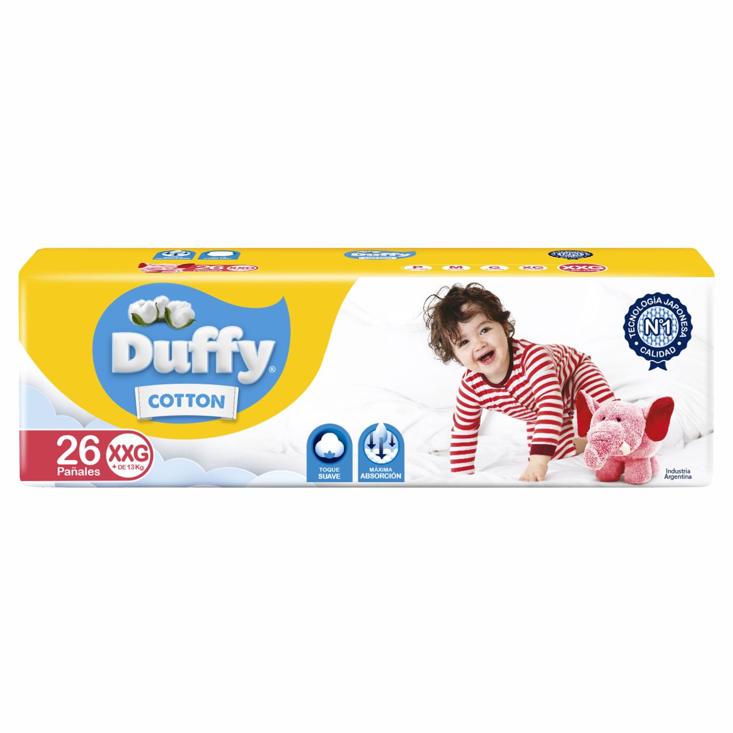 DUFFY PAÑALES HIPERPACK XXG x26und