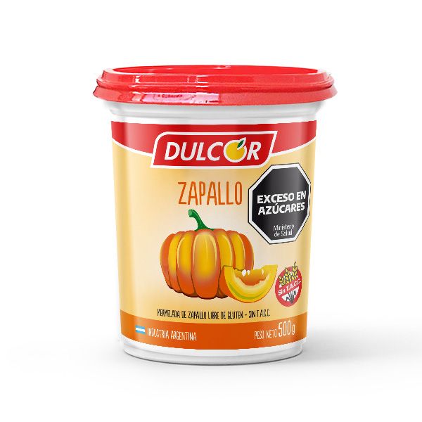 DULCOR MERMELADA ZAPALLO POTE x500gr