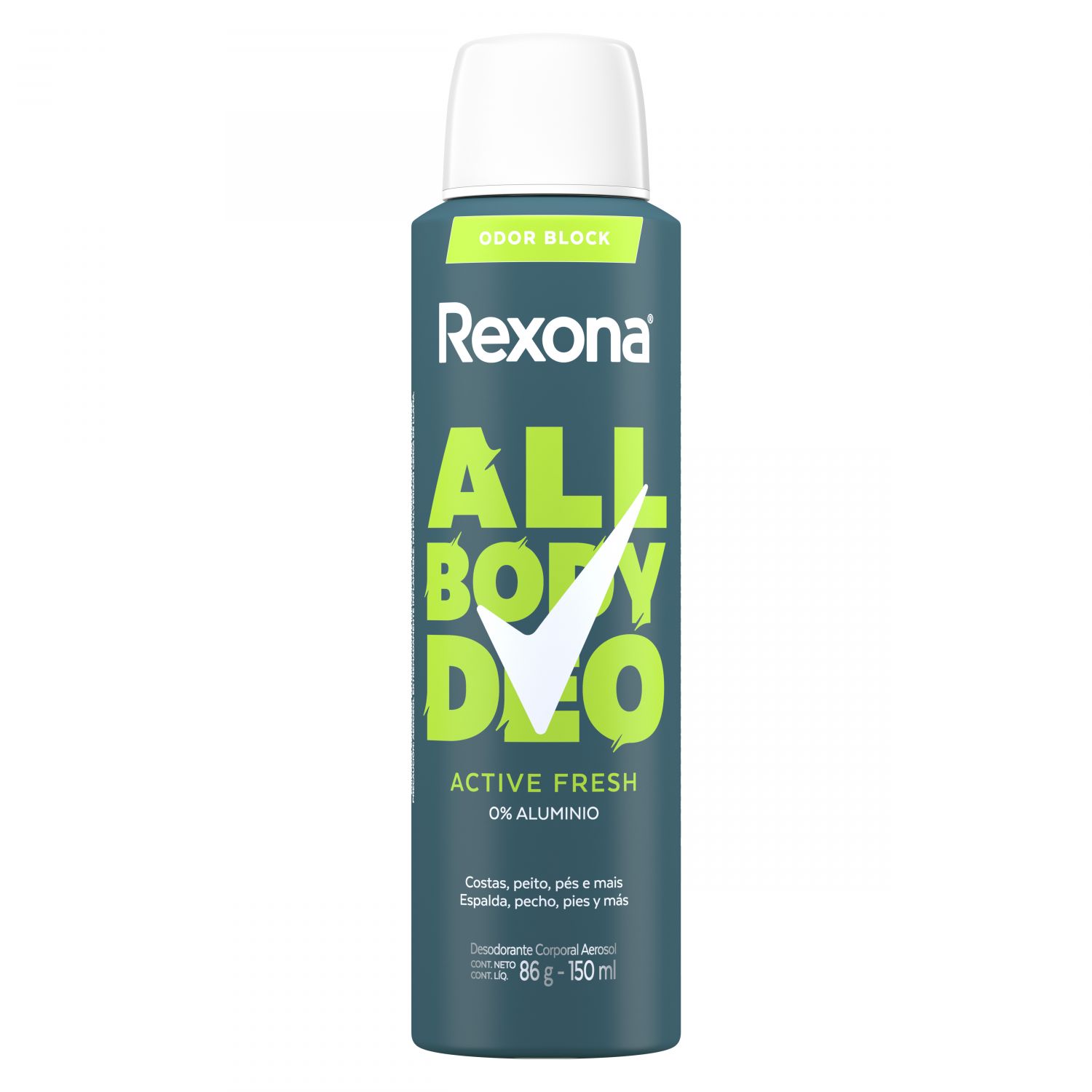REXONA DES/AER M/ ALL BODY ACTIVE FRESH x86gr