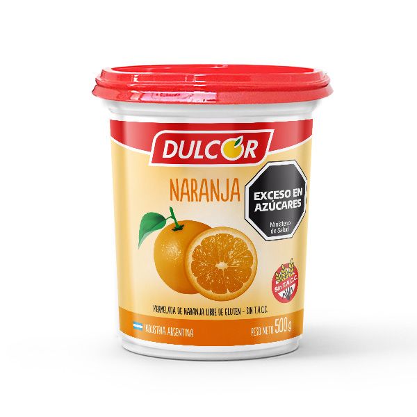 DULCOR MERMELADA NARANJA POTE x500gr