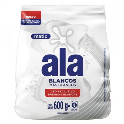 ALA POLVO MATIC BLANCOS MAS BLANCOS x600gr