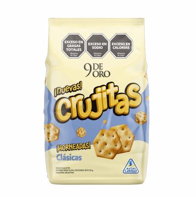 9 DE ORO CRUJITAS CLASICAS x120grs