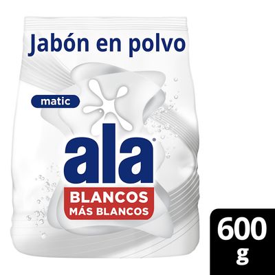 ALA POLVO MATIC BLANCOS MAS BLANCOS x600gr