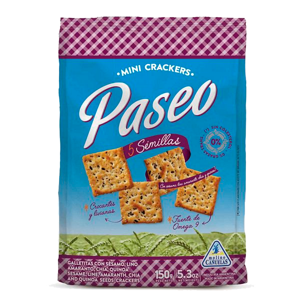 GALLETITAS PASEO 5 SEMILLAS x150gr
