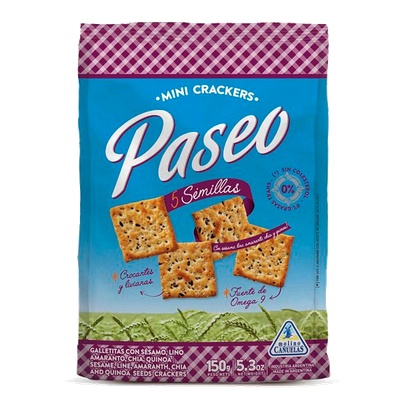 GALLETITAS PASEO 5 SEMILLAS x150gr