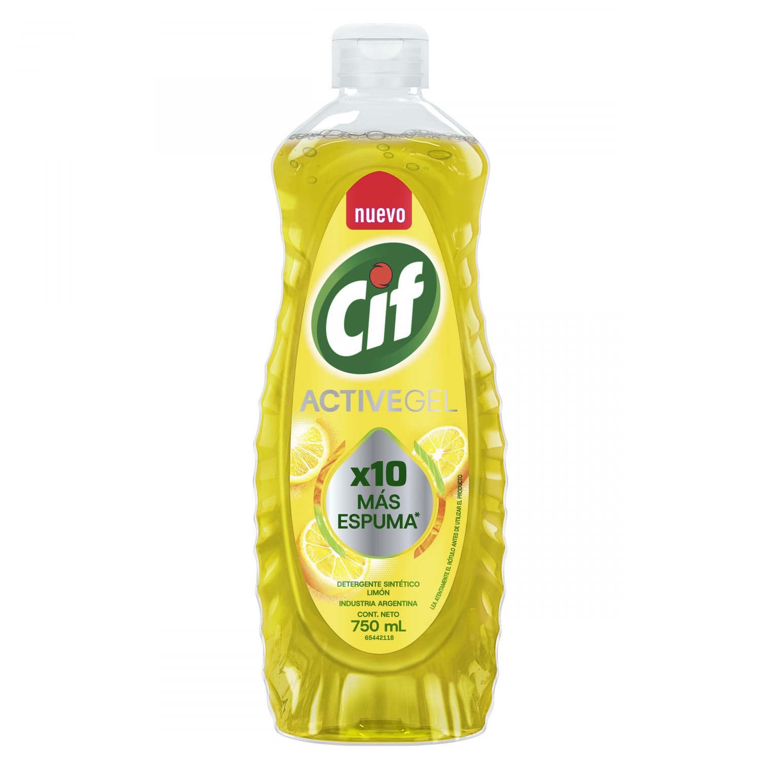 CIF DETERGENTE ACTIVE GEL LIMON x750ml